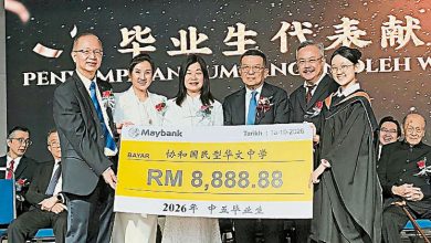 Photo of 协和中学毕业典礼暨颁奖礼 134学生捐8888元手机