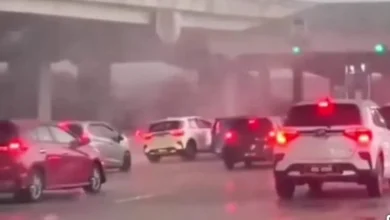 Photo of 强风掀起休旅车 气象局:陆龙卷来袭
