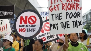 Photo of 泰国民团反IMF世银年会 抗议外资破坏环境 加重人民债务负担