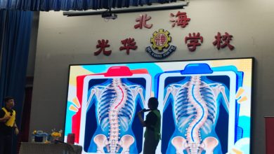 Photo of 槟小学护脊运动第三站  专业团队讲解护脊知识 北海光华小学师生受益