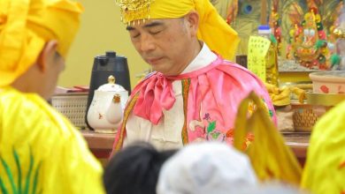 Photo of 斗母娘娘罕见附身男乩童 美农斗母宫宝诞庆典成焦点