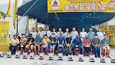 Photo of 威中斗母宫与同心积善 米粮医药金惠逾200人