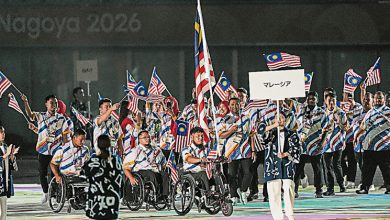 Photo of 亚残运会名古屋揭幕 大马代表团放眼6金