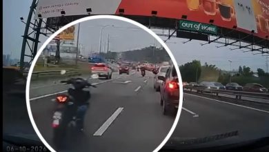 Photo of 接连两起碰撞 前方摩多追尾 后方冒出无人摩多再撞车
